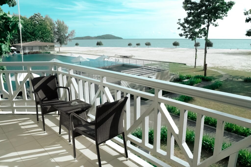 deck railing ideas balcony beach