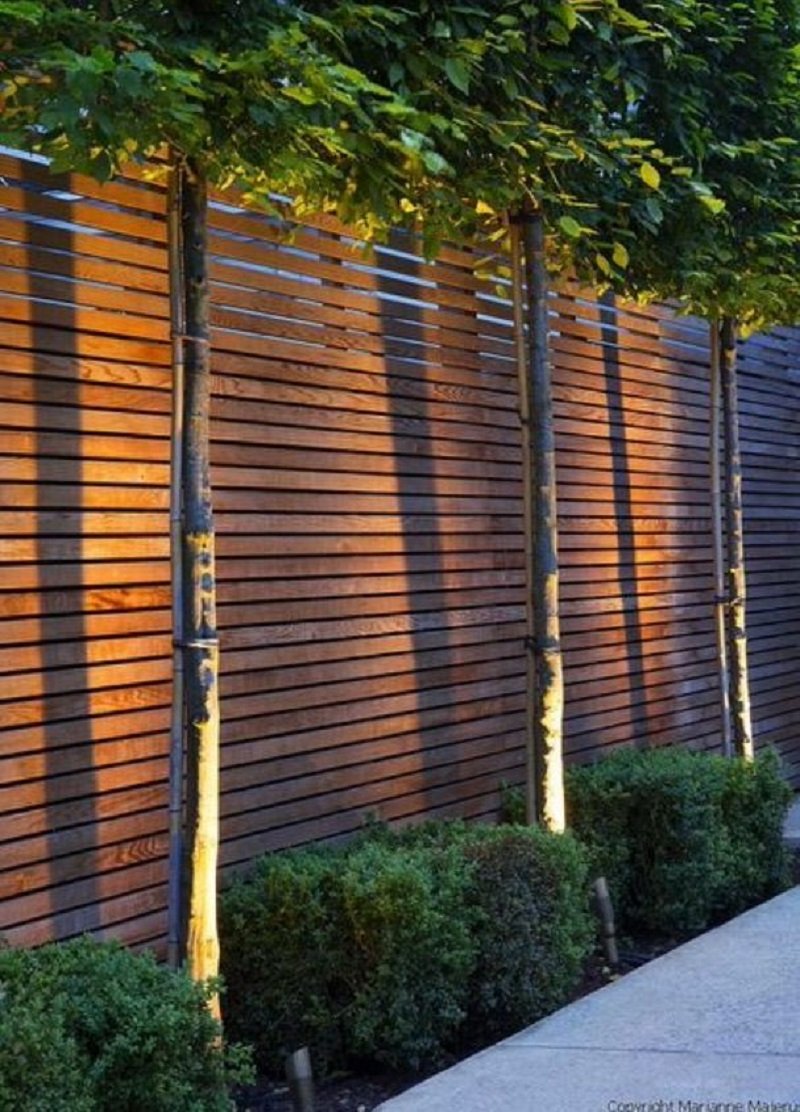 fence lighting - fence designs