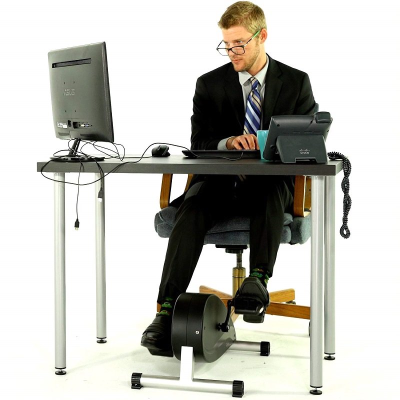 Cycli Under Desk Cycle with Bluetooth, Premium Quality Portable Stationary Cycle for Calorie Burning