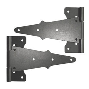 Nuvo Iron Tee Hinges 8" Black TH8BLK (2 pcs set)