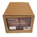 5/8" - 11 x 8" Carriage Bolt | Round Head | Hot Dip Galvanized | 15pcs Box