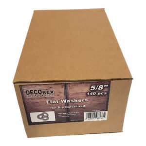 5/8" Flat Washer | Hot Dip Galvanized | 140 pcs Box