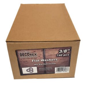 3/8" Flat Washer | Hot Dip Galvanized | 740 pcs Box