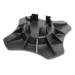 Foundation Block System for 1.5" - 2' Joist and Bearers as Well as 3.5" x 3.5" and 4" x 4" Posts, for Low Profile and Raised Decks, Sheds - 1 Piece - DHFB1