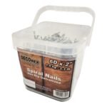 6d x 2" Spiral Shank Nails Hot Dipped Galvanized (1.5kg / 3.3lb) - DHSN6D2-1.5