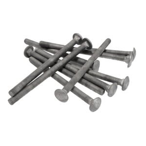 3/8" - 16 x 6" Carriage Bolt | Round Head | Hot Dip Galvanized | 65pcs Box