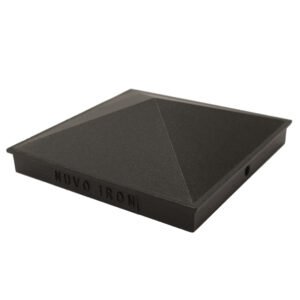 Nuvo Iron Black 5.5" x 5.5" Pyramid Ornamental Aluminium Post Cap Fencing- PCP03