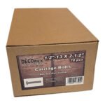 1/2" - 13 x 2-1/2" Carriage Bolt | Round Head| Hot Dip Galvanized | 70pcs Box