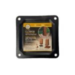 Nuvo Iron 4" x 4" Wood Post Plate Connector, Black - WPCP4B