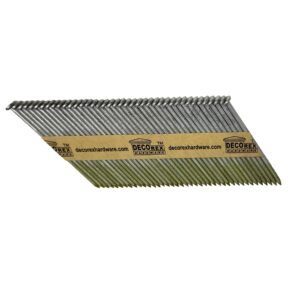 3" x .120 Ring Shank Strip Nails, Paper Collated, Hot Dip Galvanized (30-34 Degree) - 2500pcs box (DHSNR-3.120)