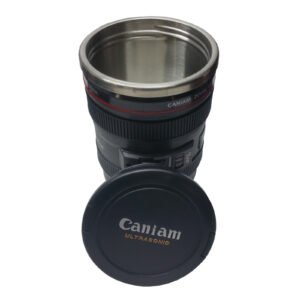Caniam Drink Thermos Coffee Cup Camera Lens Shaped EF 24-105mm