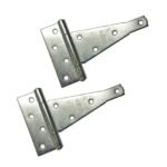 Onward Steel Heavy Duty Tee Hinge - 6" Zinc Plated 926CX-B (2 pcs set)