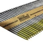 3-1/4" x .131 Ring Shank Framing Nails, Paper Strip Collated, Clipped Head, Hot-Dip Galvanized (30–34°) – 1,000 Count – DHSNR-314.131K