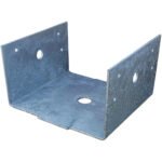 Post Base Bracket for 5.5" x 5.5" Posts, Hot Dip Galvanized #332-1