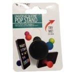 Vibe Universal Silicone Pop Stand - VE-1061-ASST - Black