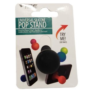 Vibe Universal Silicone Pop Stand - VE-1061-ASST - Black