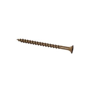 #8 x 2 1/2" Deck Screws | Square Drive | Bugle Head | Brown Ruspert | 500pcs Box