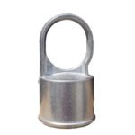 1 1/2" Aluminum Chain Link Fence Line Post Cap Eye Top