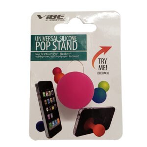 Vibe Universal Silicone Pop Stand - VE-1061-ASST - Pink