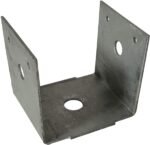 Post Base Bracket for 3.5" x 3.5" Posts, Hot Dip Galvanized #330-1