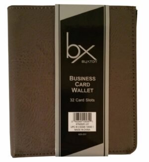 Buxton Credit - Business Card Wallet Case Holder - 32 Card Slots