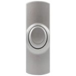 GE 19301 Wireless Push Button to Replace Doorbell Button, Brushed Nickel