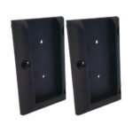 Liv Outdoor Railing Connectors Black (2-Pack)