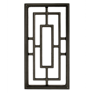 Nuvo Iron Rectangle Aluminum Door Insert 17" X 9" ACW57 fencing, gates, home