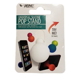 Vibe Universal Silicone Pop Stand - VE-1061-ASST - White